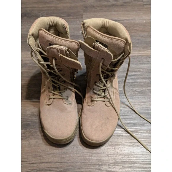 5.11 ATAC 8 Inch Side Zip Coyote Tactical Boots Mens Size 8.5 - Picture 2 of 6